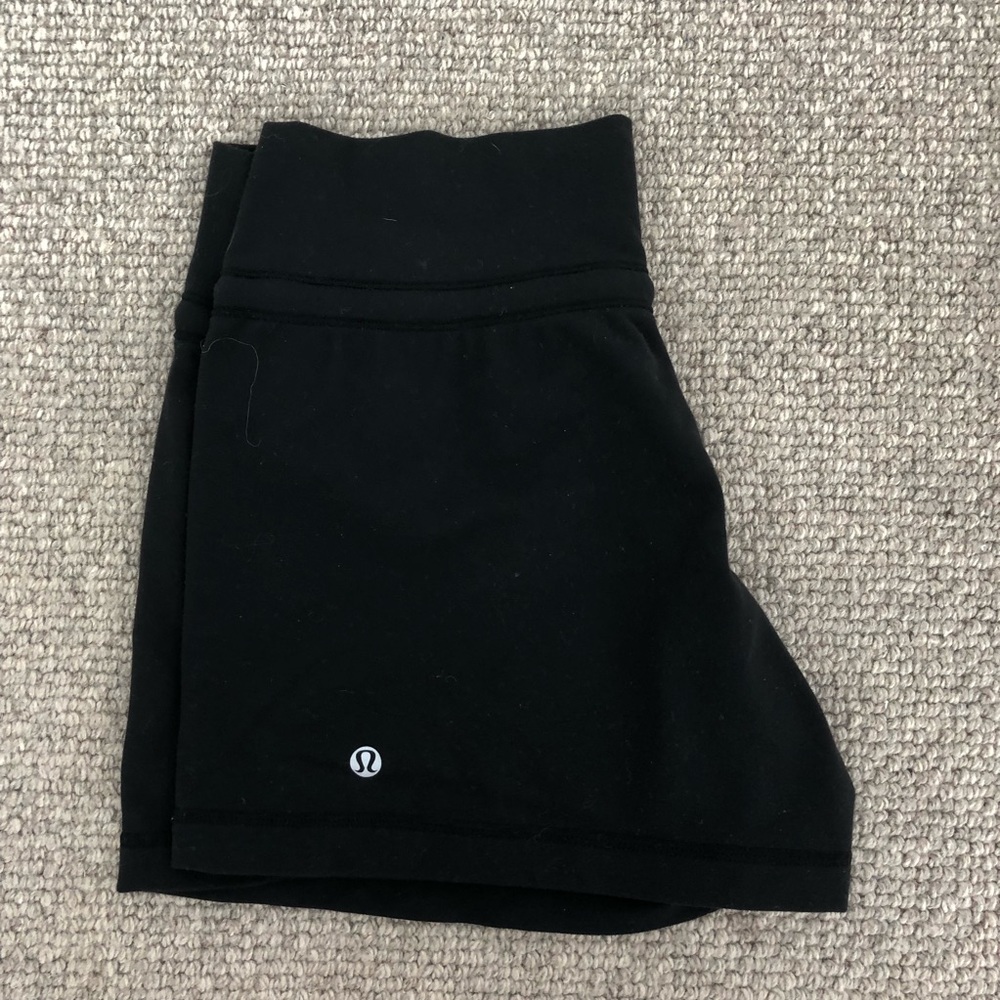 Black lululemon shorts